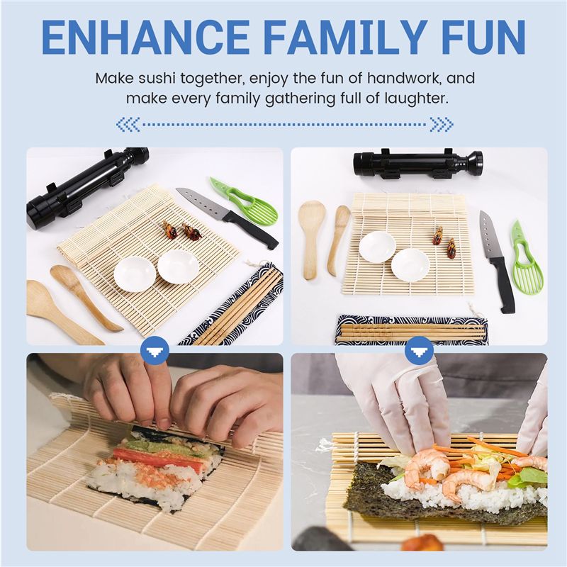 A19F-Sushi Making Kit Japanese - Sushi Making Kit ulasan dan harga
