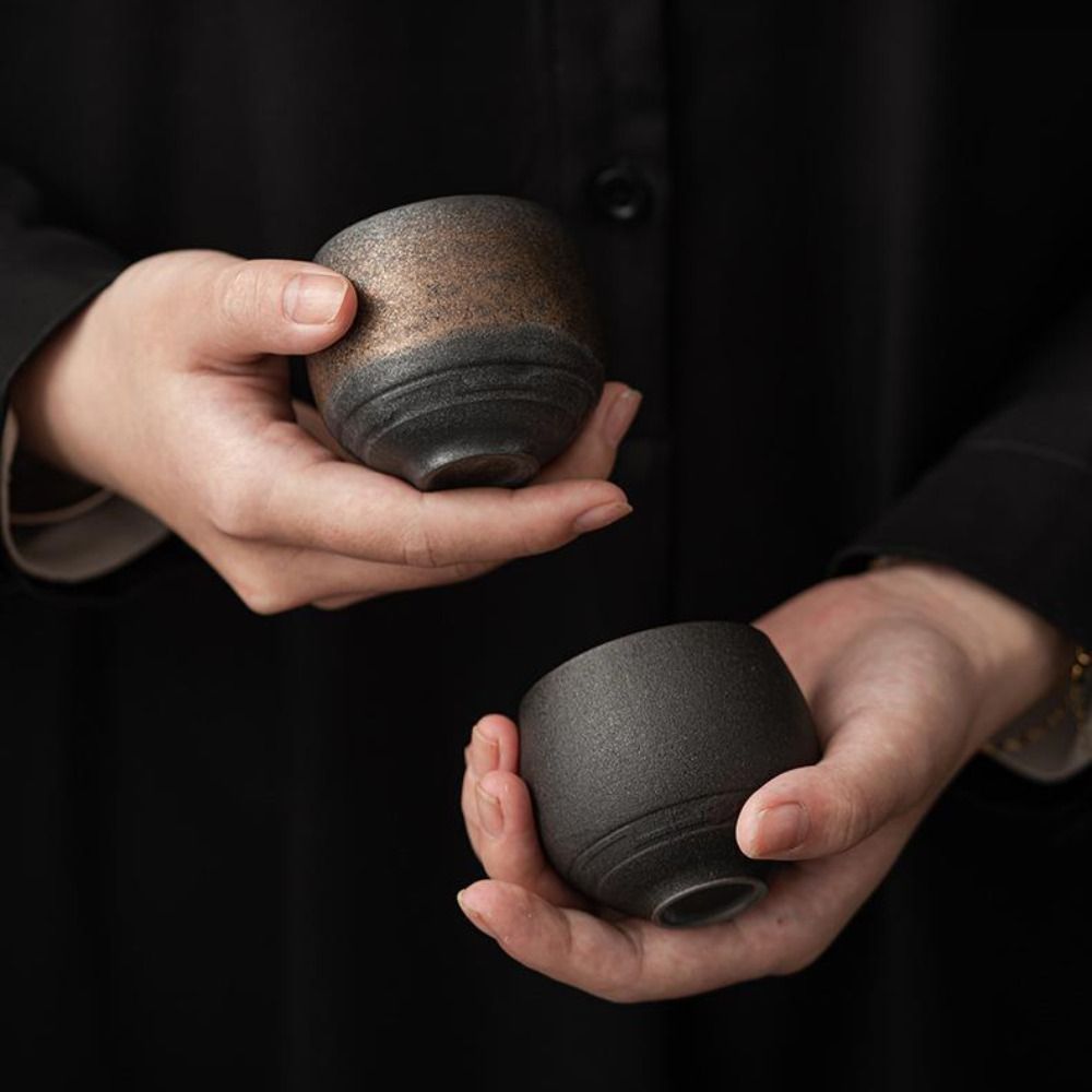 Kung Fu Tea Set Japanese Stone - Japanese Pottery ulasan dan harga