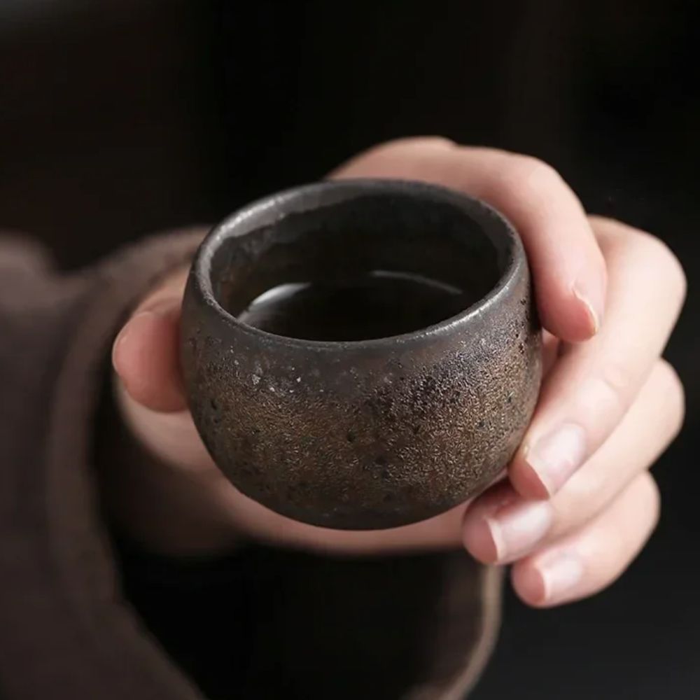 Kung Fu Tea Set Japanese Stone - Japanese Pottery ulasan dan harga