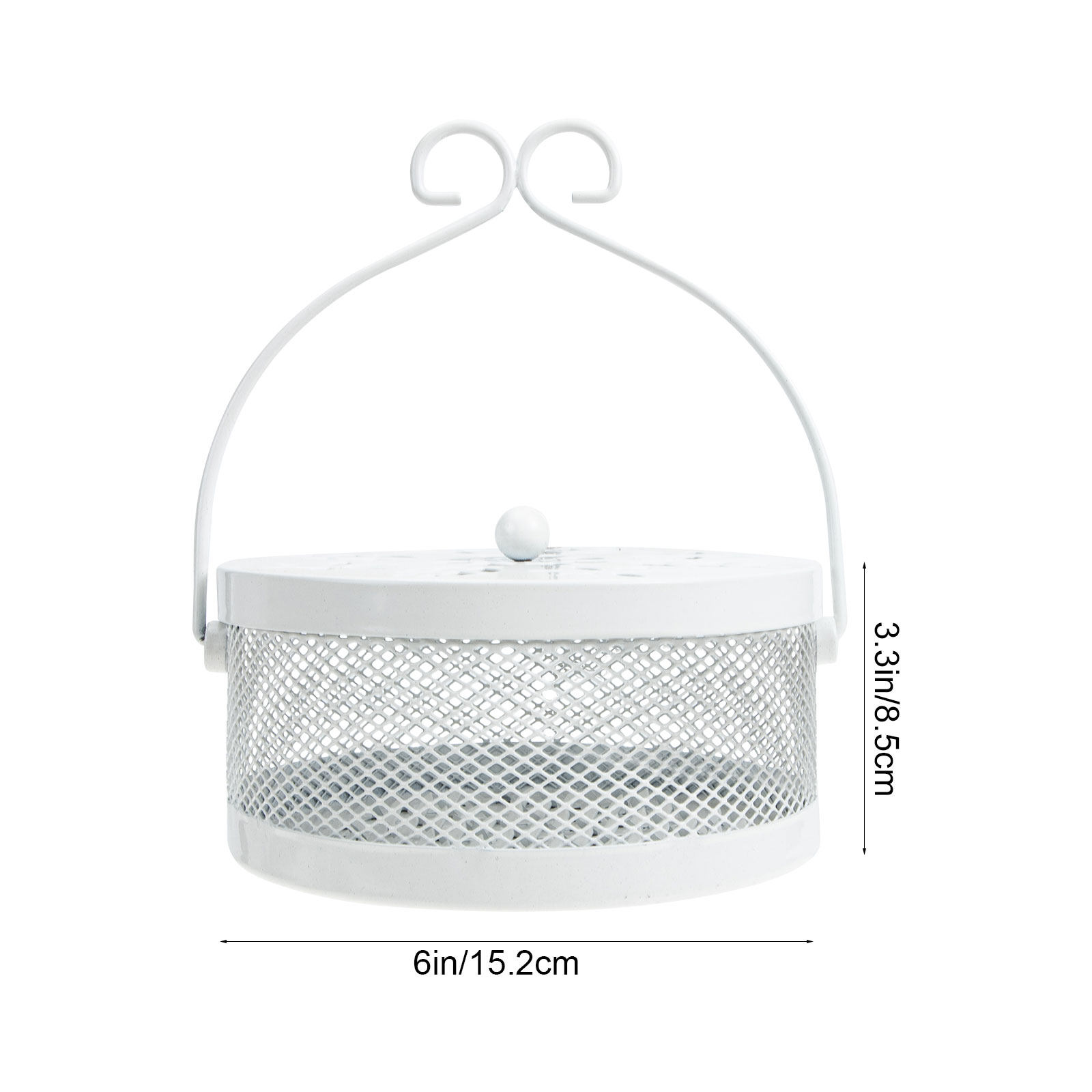 Box Wrought White Smooth Textu - Incense Holder ulasan dan harga