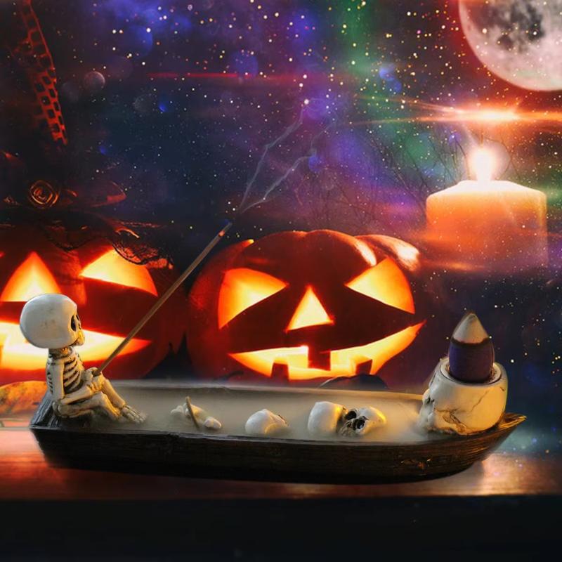Skull Boat Incense Holder Dura - Incense Holder ulasan dan harga
