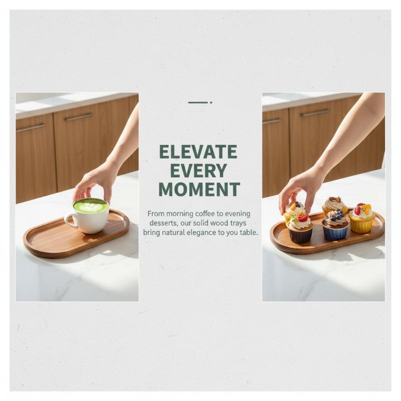 Solid Wood Japanese Dessert Pl - Japanese Snacks ulasan dan harga
