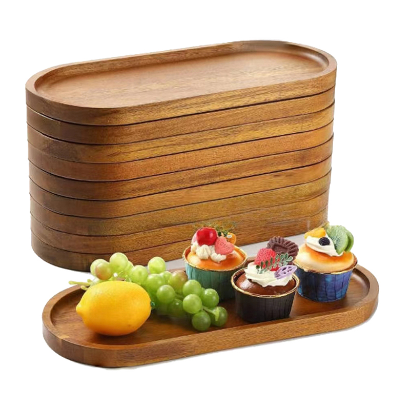 Tableware Solid Wood Round Des - Japanese Snacks ulasan dan harga