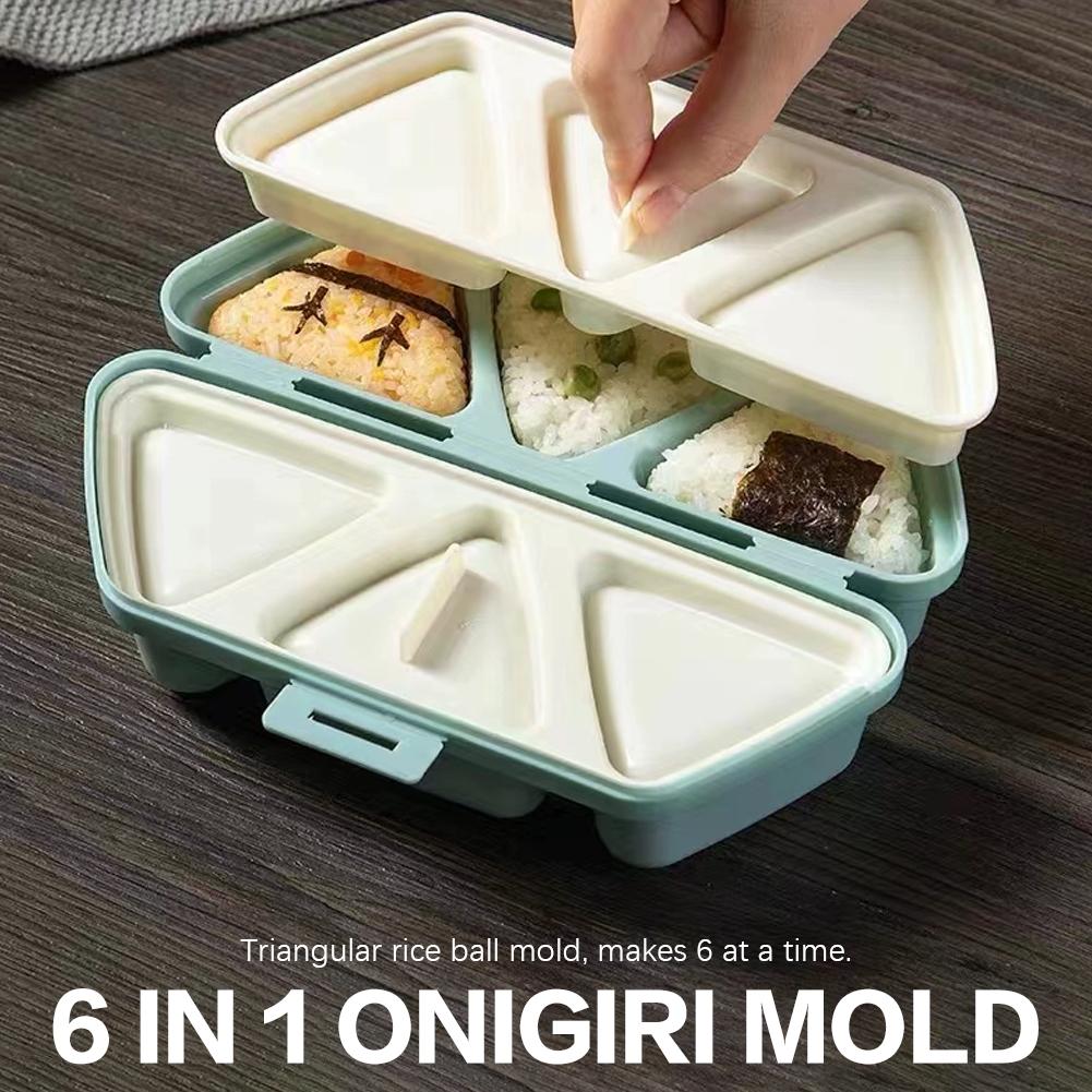 6 In 1 Trilater Form For Rice  - Sushi Making Kit ulasan dan harga