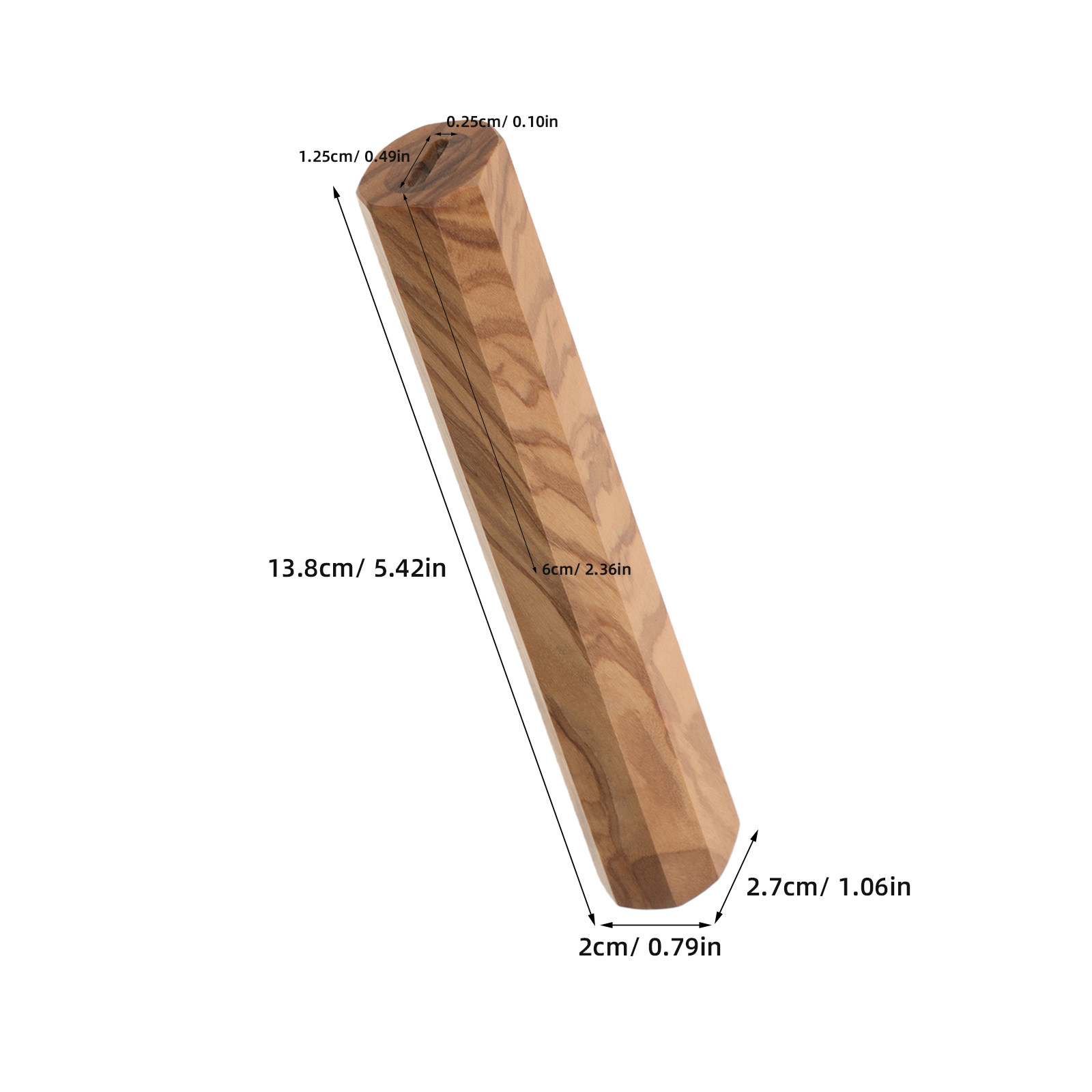 Octagonal Wooden Kitchen Knife - Japanese Knife ulasan dan harga