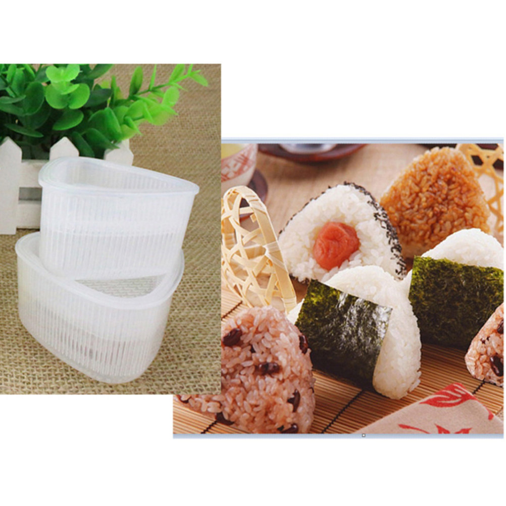 4Pcs Sushi Mold Set Triangle R - Sushi Making Kit ulasan dan harga