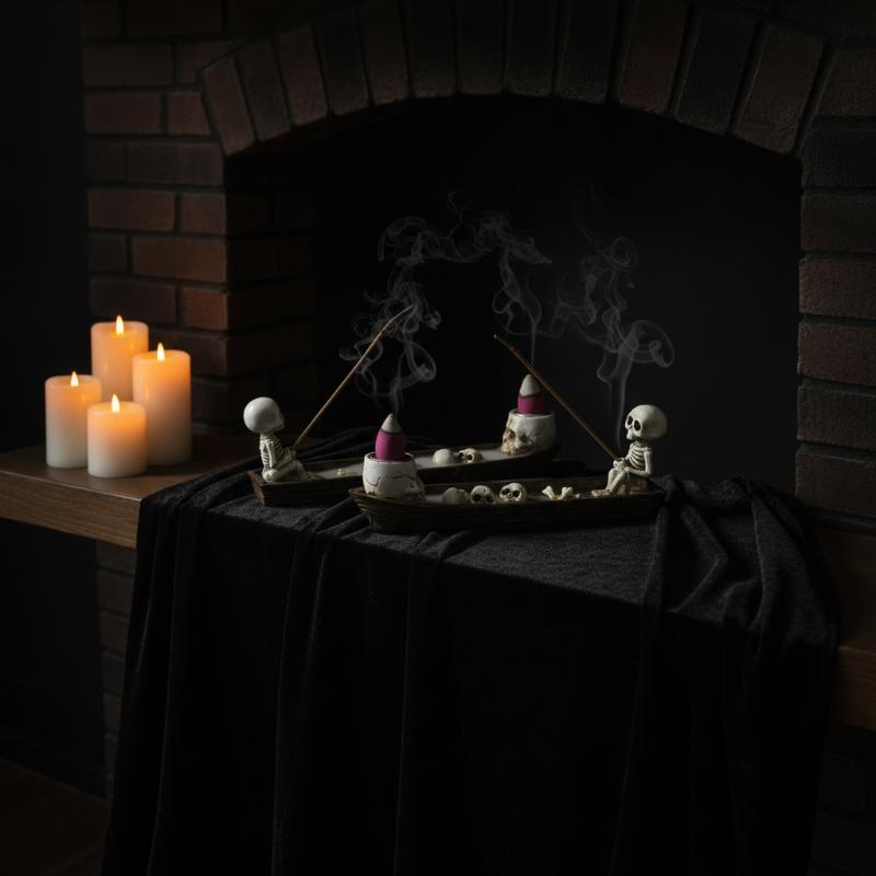 Skull Boat Incense Holder Uniq - Incense Holder ulasan dan harga