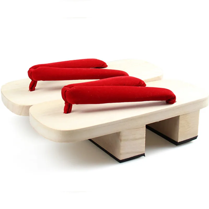 Cosplay Shoes Women's Double H - Geta Wooden Sandal ulasan dan harga